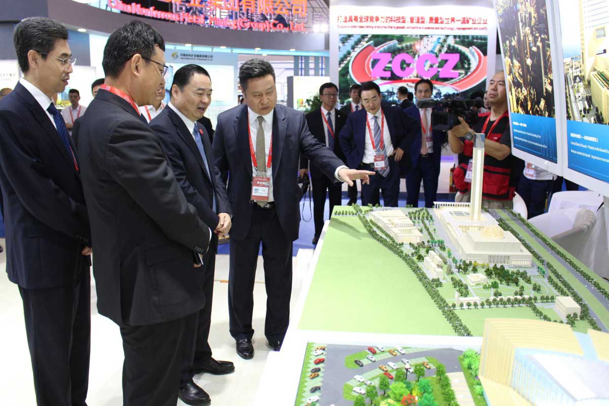 中國建筑亮相首屆中非經貿博覽會